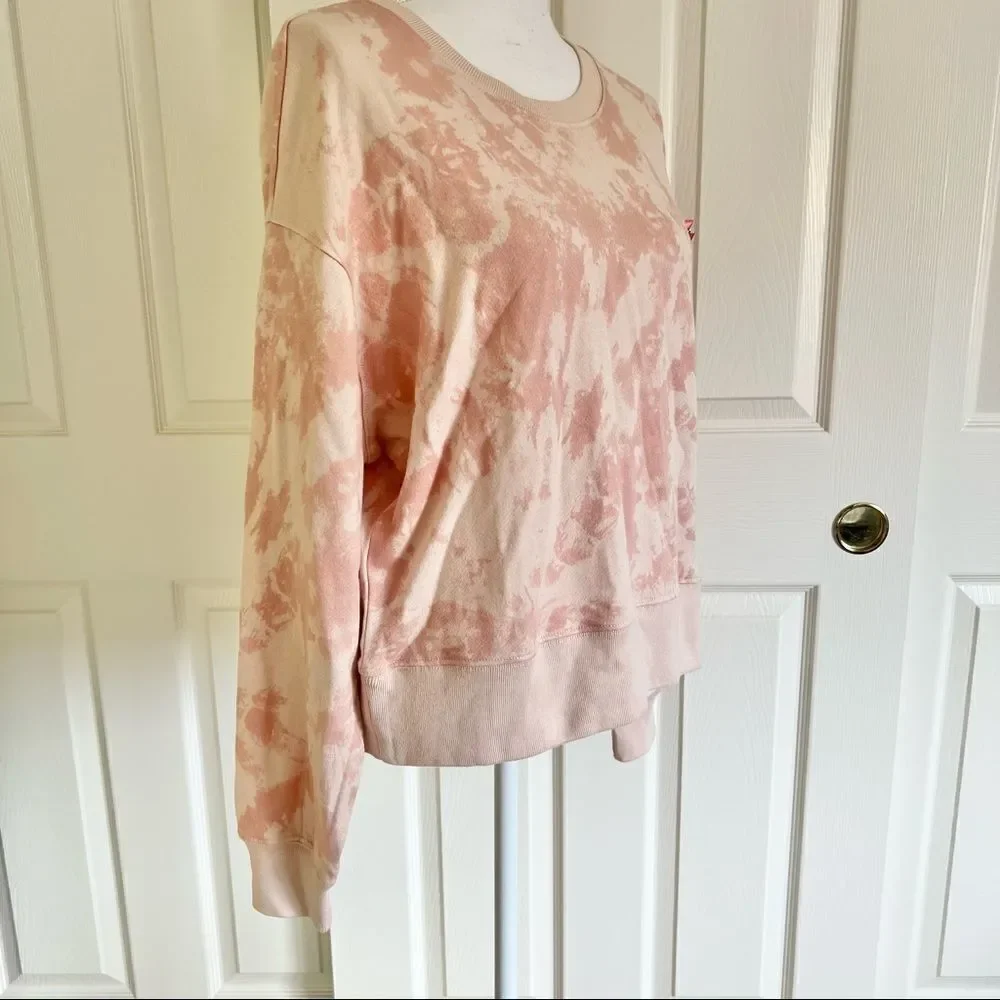 Rails x Susan G Komen Ramona Warrior Pink Tie Dye sweatshirt Large MSRP $168
